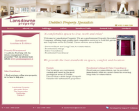 CLICK TO ENLARGE : Web Development : Lansdowne Property